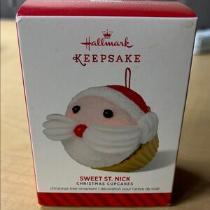 Hallmark Keepsake Sweet St. Nick Ornament in Red and White